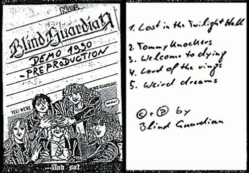 Blind Guardian : Demo 1990